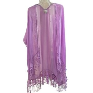 Hinge Lilac Sheer Blouse